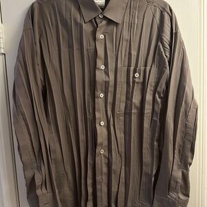 Issey Miyake Men Beige Shirt
